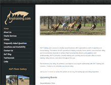 Tablet Screenshot of knptraining.com